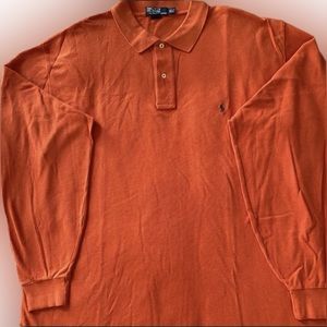 Polo by Ralph Lauren - 2XLT Tall Orange Long sleeve shirt.